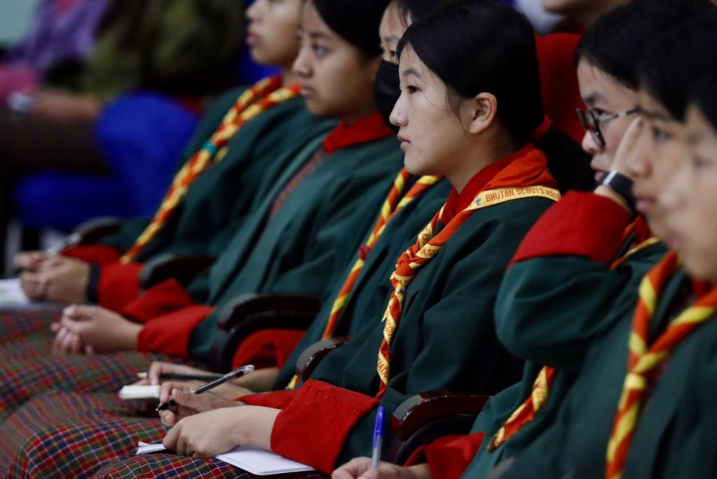 Participants attend the Bhutan SDG Partnership Week Youth Dialogues at Sherubtse College